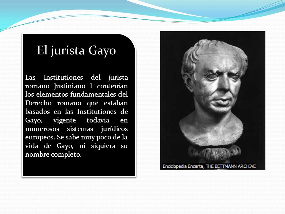 gayo jurista romano Gayo jurista romano